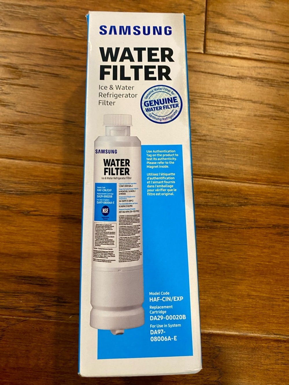 Samsung Refrigerator Water Filter Cartridge Ice and Water Filter